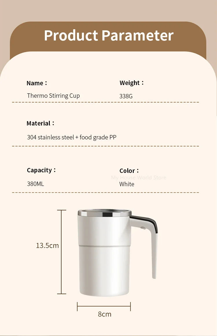 Magic Coffee Mug™ (Self-Stirring)