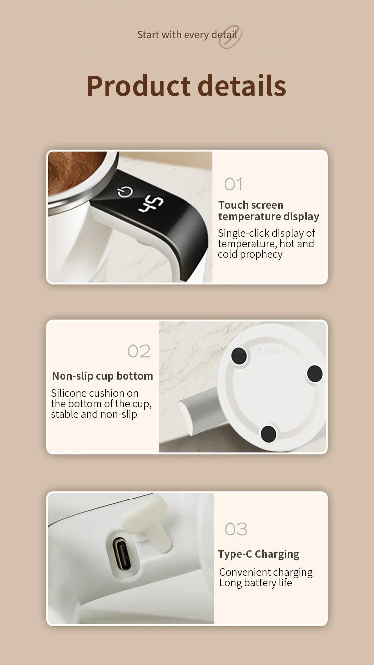 Magic Coffee Mug™ (Self-Stirring)