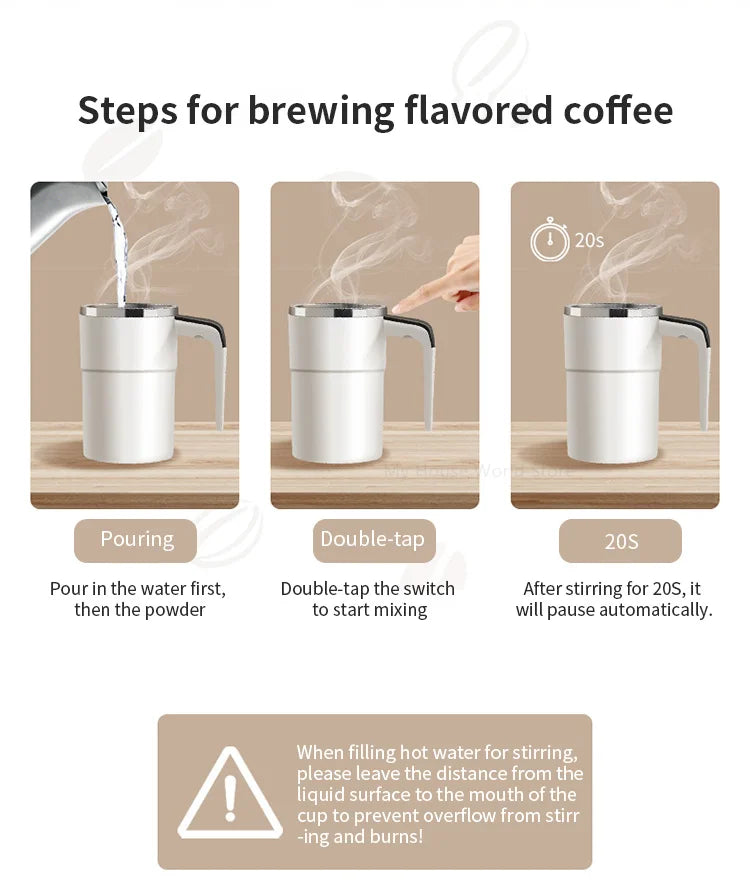 Magic Coffee Mug™ (Self-Stirring)